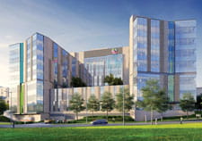 Artist rendering of new Critical Care Building.